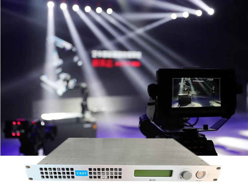 110V/220V YXHT-100W FM Transmitter, Stable Performance, Energy-Saving, Low Noise, MPX Input for Radio Broadcast, Hotel Lobby