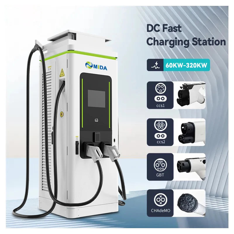 Customized 50kW Portable DC EV Charging Station CCS1/CCS2/GB/T Mobile EV Charger for Off-Grid Electric Vehicle Charging