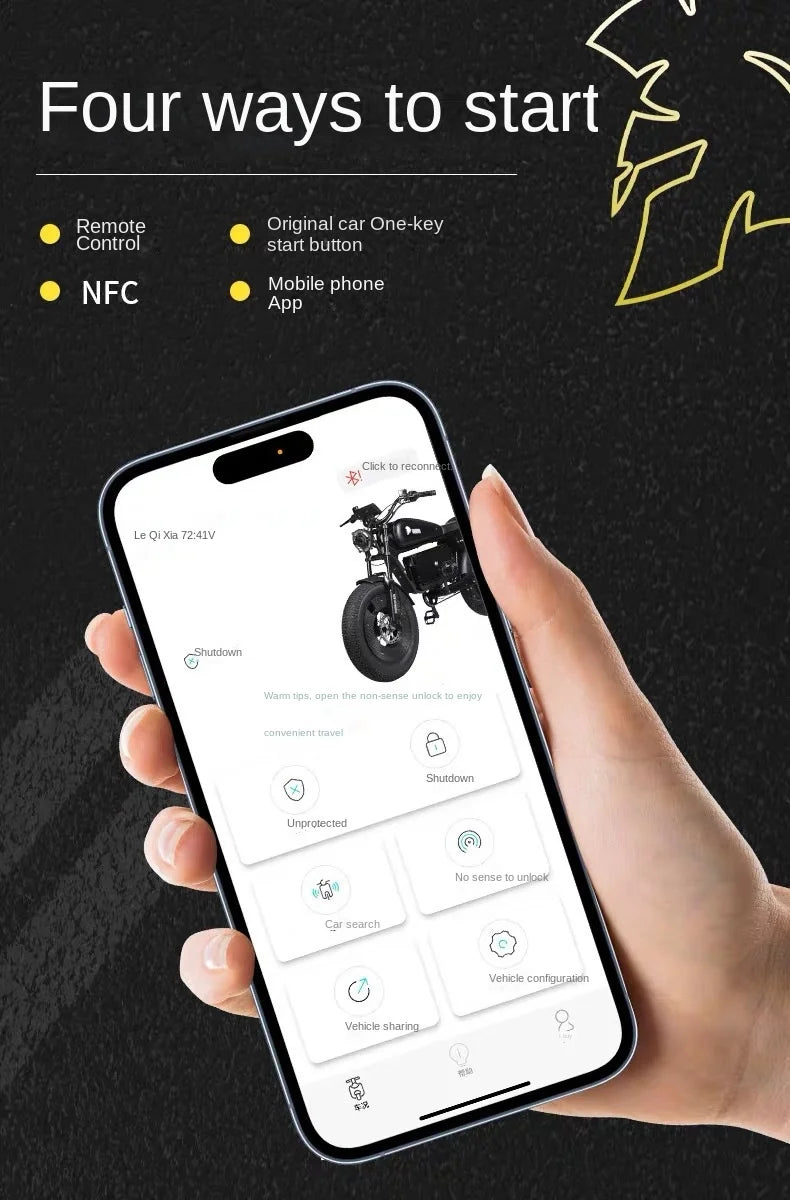 2025 Fatebike Ebike Reservation Remote Power off City Electric Bicycle Wide Fat Tire Electric Bike Outdoor Commuting E Bike