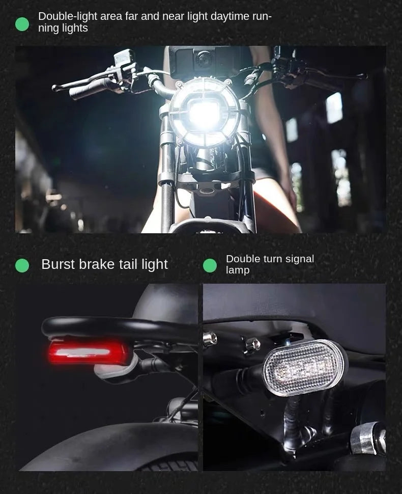 2025 Fatebike Ebike Reservation Remote Power off City Electric Bicycle Wide Fat Tire Electric Bike Outdoor Commuting E Bike