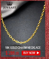 18k Gold Necklace New Weaving Wide Chain Unisex Women Men Girl Party Wedding Jewelry Trendy Hot Sale 2025 New Good Real 750 nice