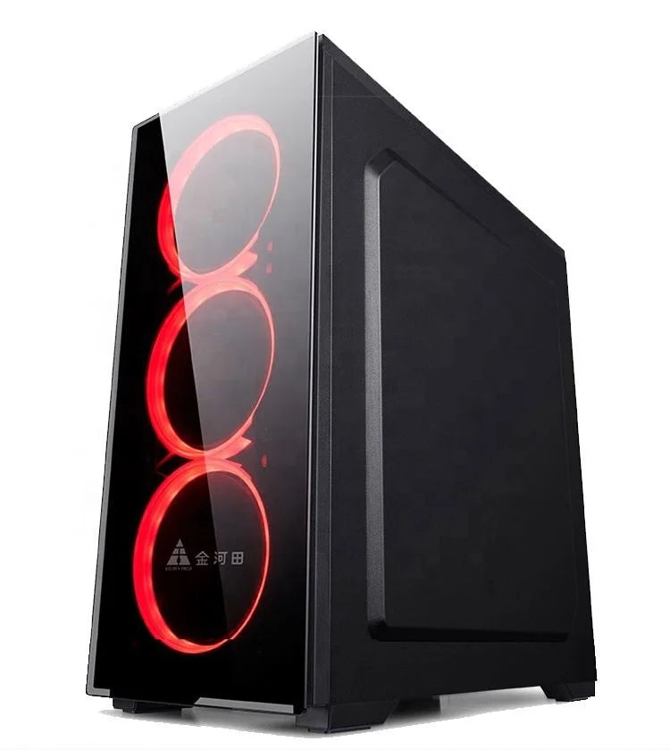 New Wholesale Cheap Price Mini Atx case 22" LED Core I5 I7 16GB Ram VGA GTX 1060 6GB VGA GPU HDD SSD Win10 Latest Gaming Computer Pc