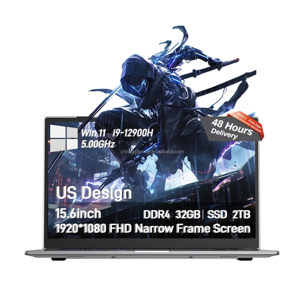 I9-12900H Gaming Laptops Bulk Purchase 16GB DDR4 1TB High Speed 15.6inch 144Hz FHD IPS Computers Laptop Brand New