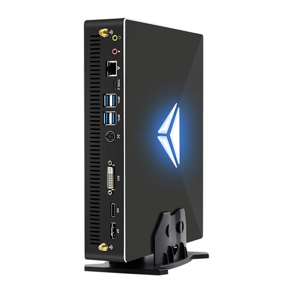 EGLOBAL Mini PC Core I7 I9 Gen 10th Octa Core Desktop Computer 4G DDR4 M.2 NVME DP HD DVI Win10 Pro Mini Gaming Pc