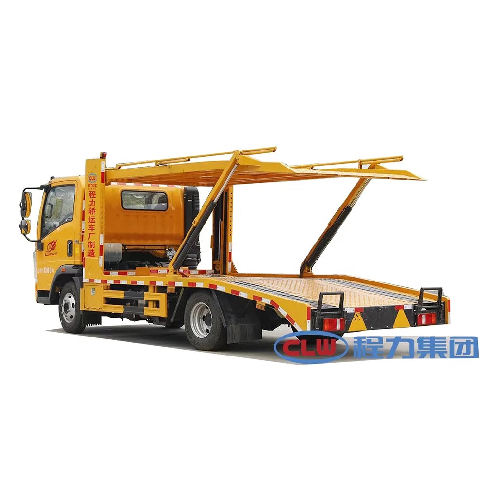 China Quality 2 Cars Transport Truck 4X2  Car Carrier Truck for Sale