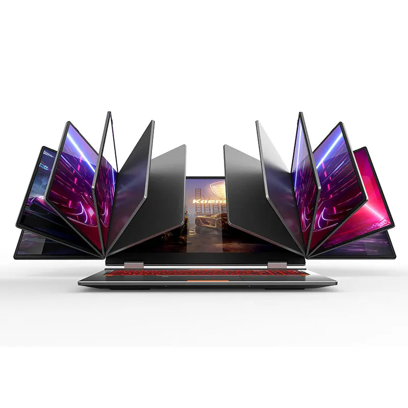 Factory Wholesale Gaming Laptop Intel I5 12Th Gen Portable 16 Inch Dual 10.5 Inch Three Screen Business Laptop Bt 5.2 Win11 Pro