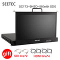 SEETEC SC173-9HD-56 17.3 Inch 1RU Pull Out Rack Mount Monitor Full HD1920x1080 for Broadcast Director Monitor
