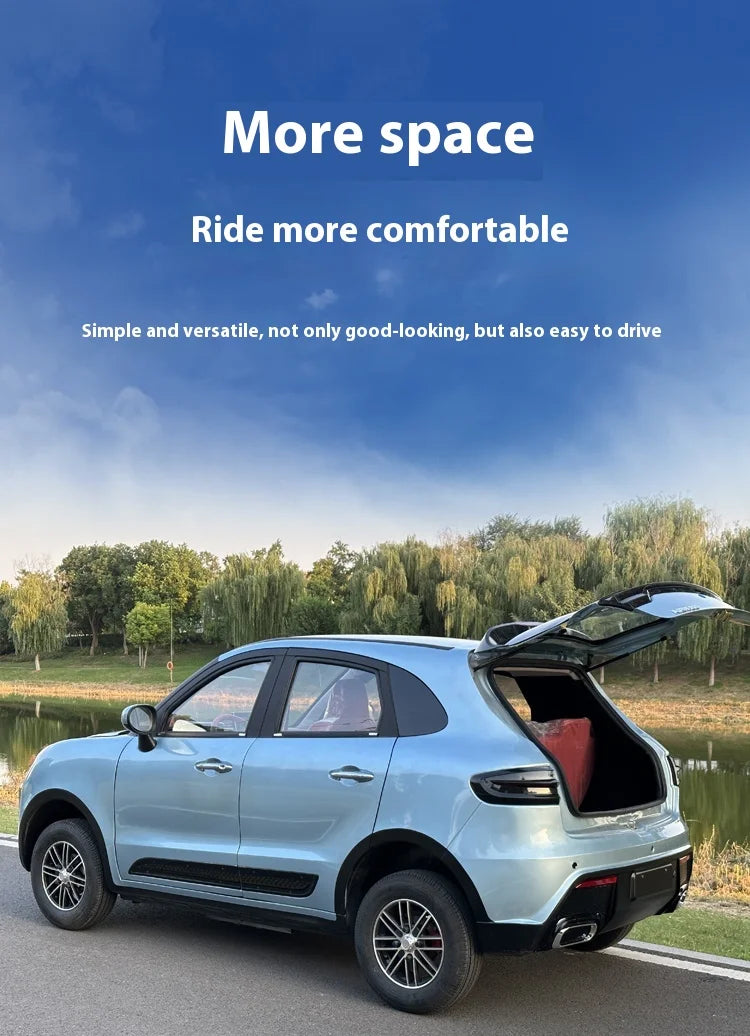 Low Speed LHD Left-Steering Mini Electric Four-Wheel Vehicle New Energy Electric Dual-Purpose Car Home Use 5-Seater 4-Door