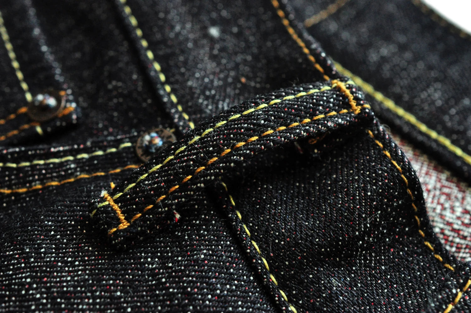 Saucezhan EX315XX-BO-Fire Jeans for Men Furinkazan Selvedge Jeans Mens Jeans Taper Fit 16.8 OZ Silver-plated Buttons Raw Denim