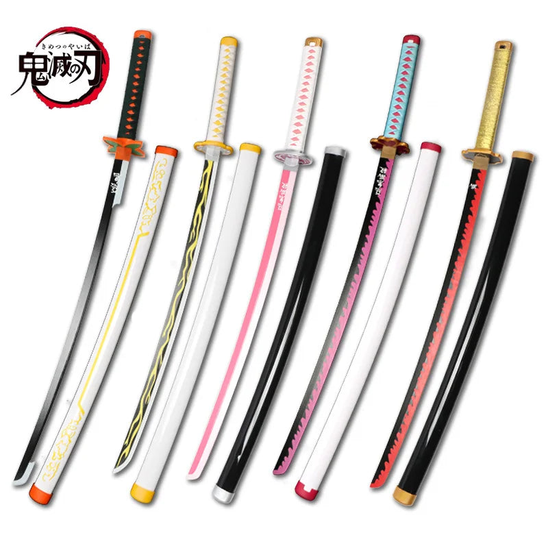Original Anime Katana Cosplay Weapons Anime Cosplay Sword Zenitsu Kyoujurou Tanjiro Swords