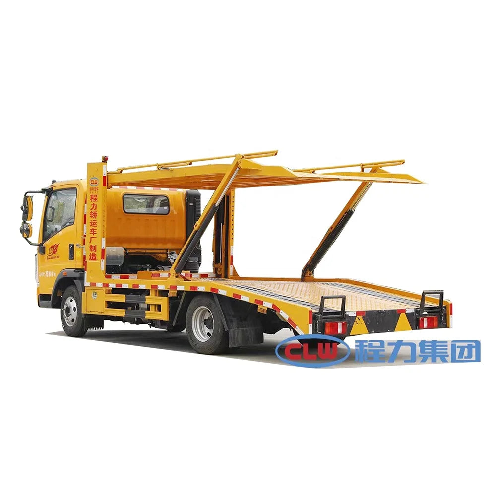 China Quality 2 Cars Transport Truck 4X2  Car Carrier Truck for Sale