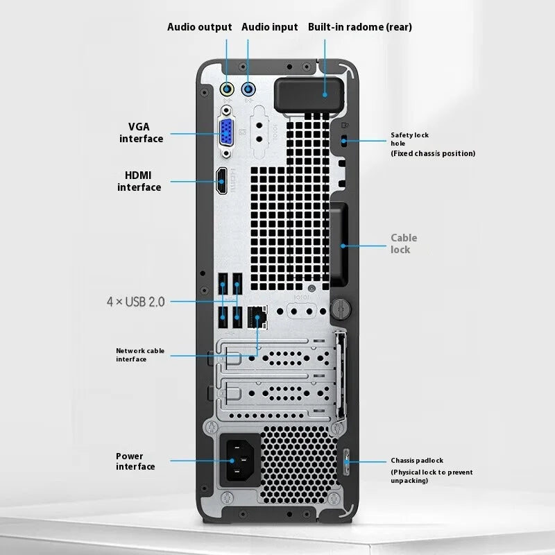 Wholesale HPs Star Box  Desktop Computer PC with  I3-13100 Processor  8GBRAM 512GSSD Customizable Office Desktop