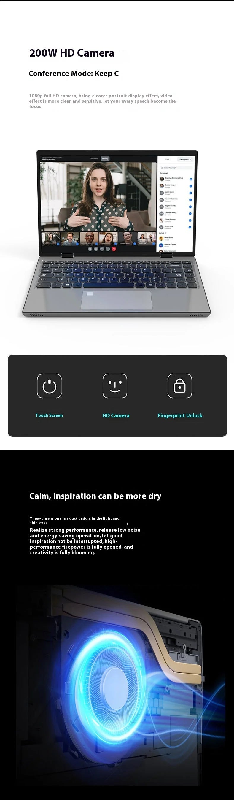Hot Selling 14 Inch Slim Yoga Metal Touch Screen Laptop Intel 16Gb 2240*1440 Ips Windows 11 360 Degree Win11 Personal & Home Use