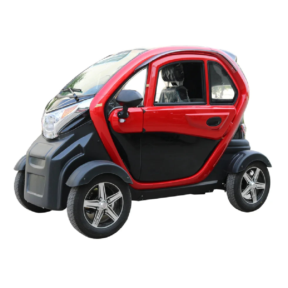 Leoncitycoco Zhejiang China Orange 3 Person Seater Electric Vehicle Car
