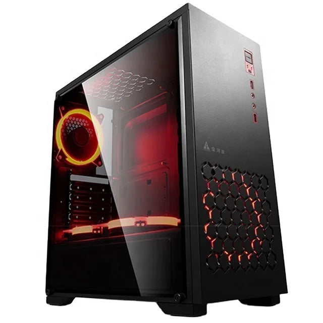 Low Price Stock Product Desktop Computer Quite Core I9 16GB Ram New System Unit SSD HDD GTX 1660 6GB GPU 24 Inch Gaming Pc