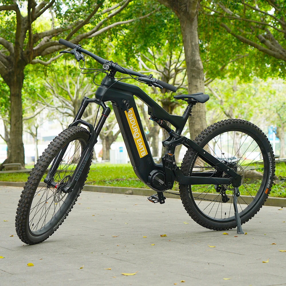 US Stock 2025 Luxury Bafang Motor 500W Carbon Fiber Dual Suspension E Bike 48V 29 Inch Ebike Central Motor Electric Bike  EMTB