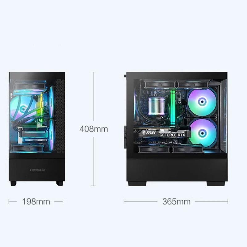 Ready-to-Ship R5 5600/RX6750GRE Gaming Desktop Computer 2K High Performance AMD Gaming Computer Tower with DDR4 RAM