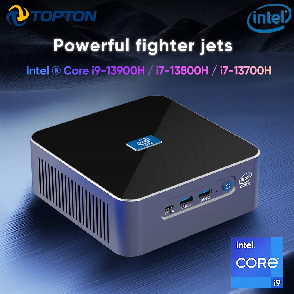 13th Gen Mini PC Gamer Core i9 13900H i7 13800H Window 11 2*DDR5 2*NVMe 2*2.5G LAN 8K NUC Gaming PC Computer WiFi6