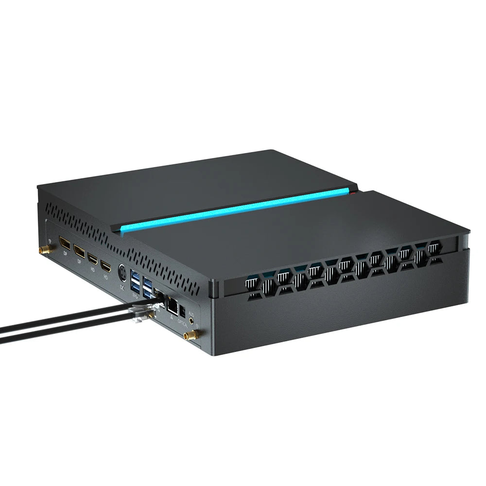 Mini Gaming PC Desktop Computer i9 14900F i7 14700F RTX 4070 12G 4060Ti 64G DDR5 4T SSD Four Display 8K Outputs Optical