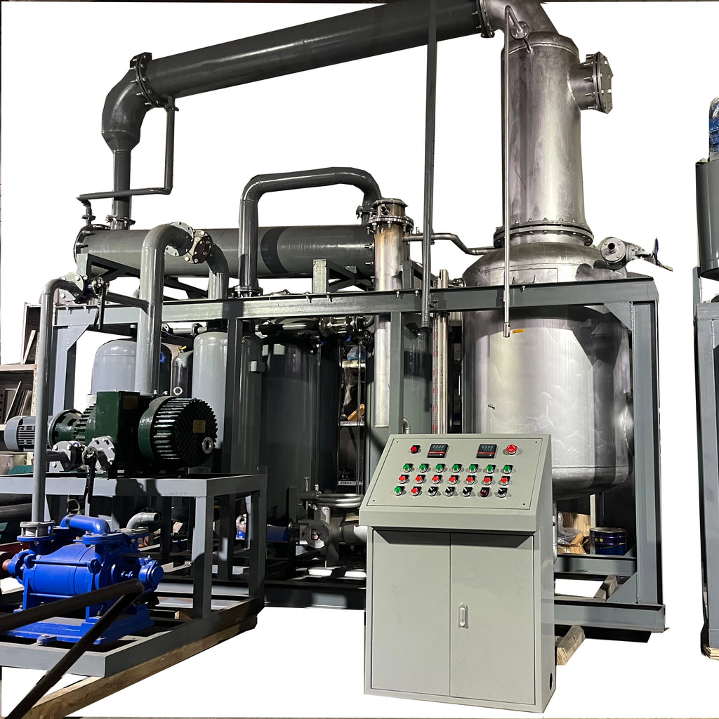 Clean Yellow Base Oil Make New Lube Engine Oil Waste Black Car Oil Recycling Machine