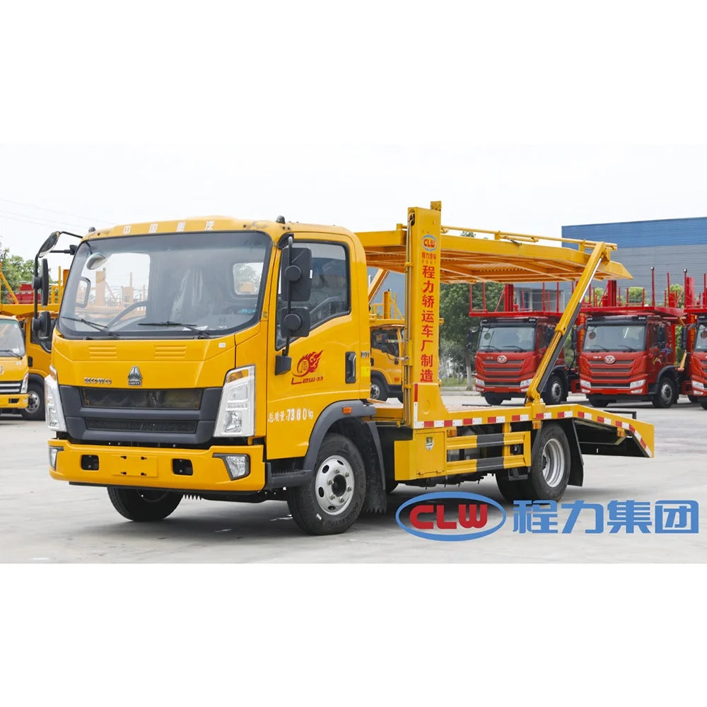 China Quality 2 Cars Transport Truck 4X2  Car Carrier Truck for Sale