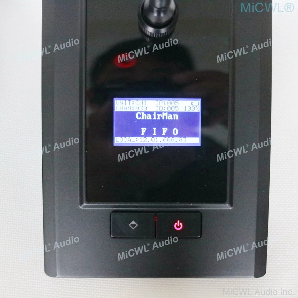 MiCWL 30 Desk Gooseneck Discussion Digital Wireless Conference Microphone Audio System 1 President 29 Delegate A10M Series