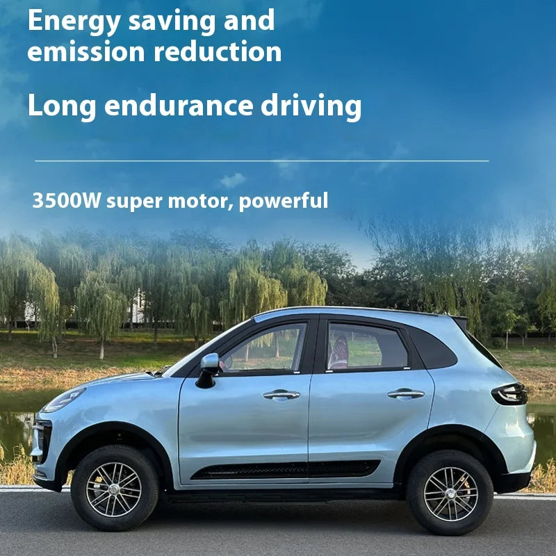 Low Speed LHD Left-Steering Mini Electric Four-Wheel Vehicle New Energy Electric Dual-Purpose Car Home Use 5-Seater 4-Door