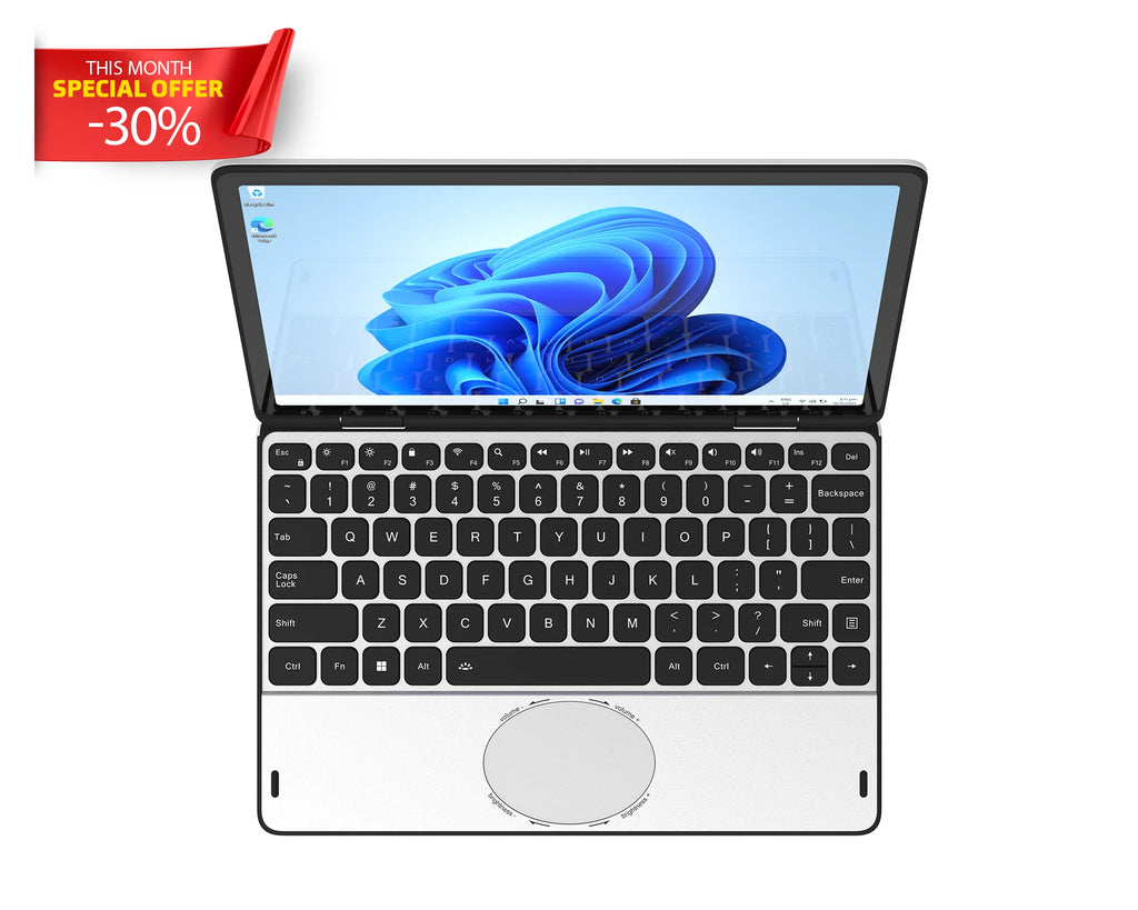 Factory Price 2025 New 11 Inch Touch Screen Laptop 110YP Intel N100 Quad Core DDR4 16B Memory Backlit Keyboard IPS Front Camera