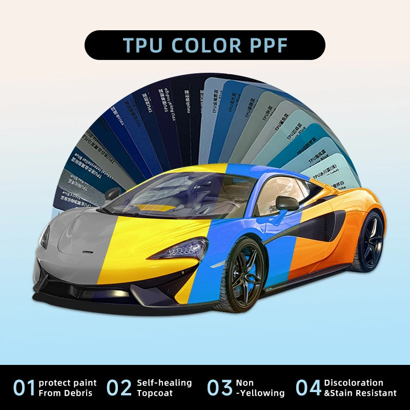 Chameleon High Gloss Polyester Polyvinyl Chloride Film Roll Colour Change Full Body Tone Wrap Film Car Wrap Film