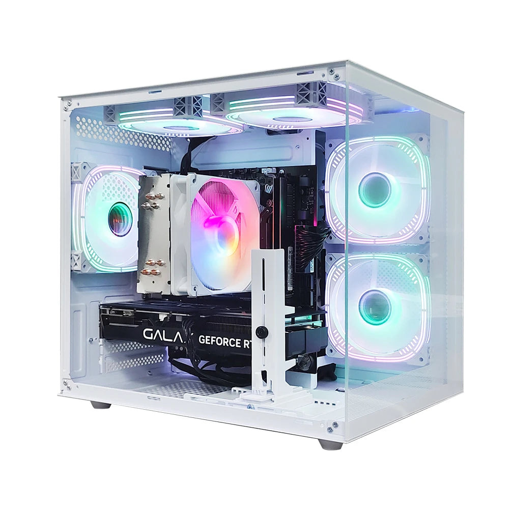 Most Popular Business Gamer Core I3 I5 AMD R5 R7 All-in-one Pc 16g Ddr4 Ai M.2 H610 Barebone Gaming Desktop Computer