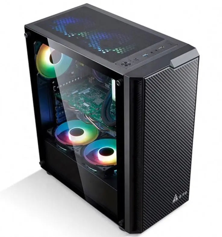 24" Monitor Quite Core I9 Processor Cheap Fully Built Gaming Pc 16GB Ram SSD HDD GTX 1660 6G Win 10 Set Gamer Desktop Computer
