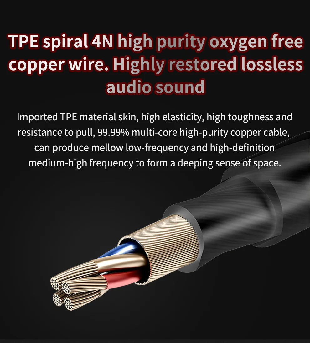 QKZ AK6 SK7 Copper Driver HiFi Wired Earphone with MIC Sport Running Headphones Bass Stereo Headset Music Earbuds fone de ouvido