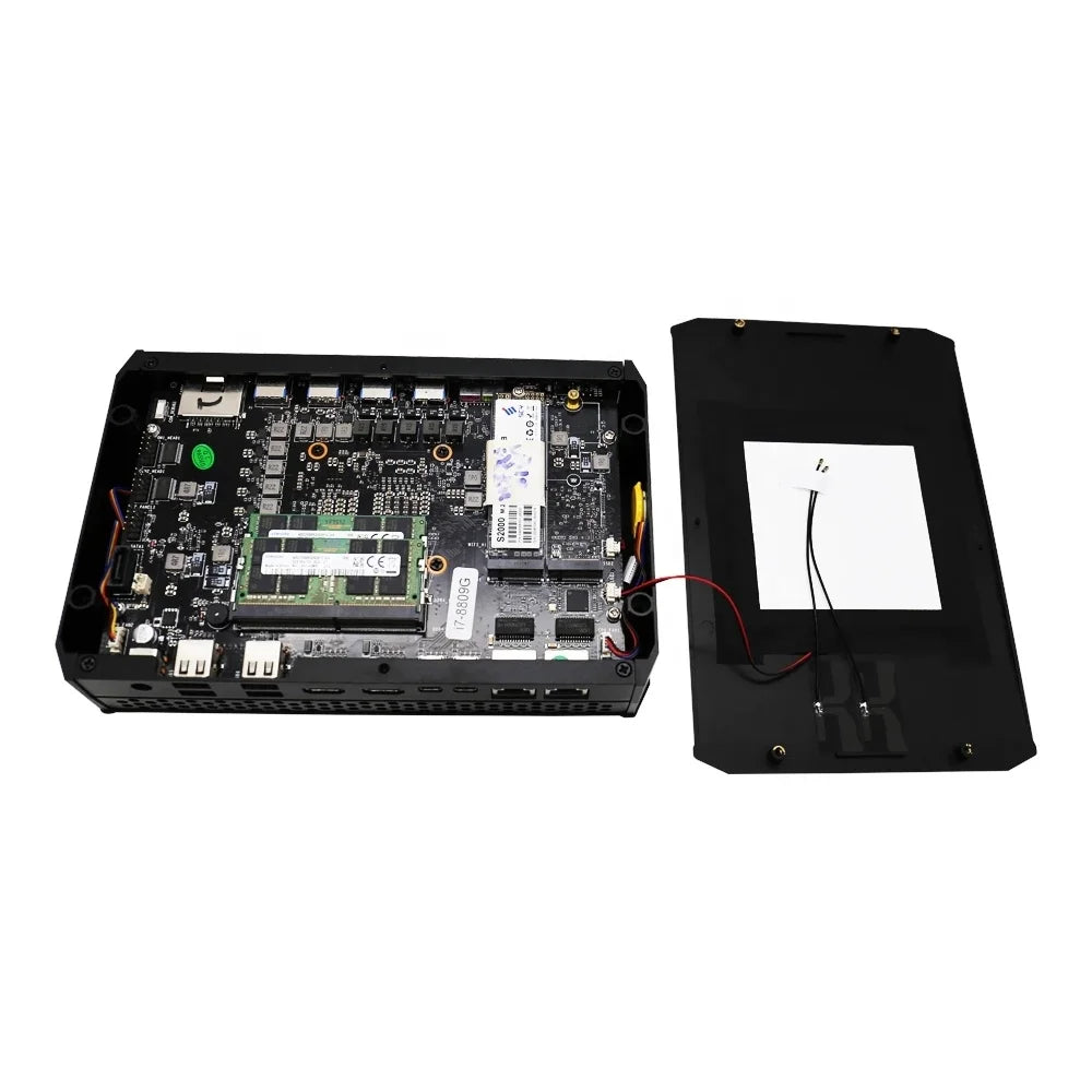 Mini Gaming Pc Quad Display I7 8709G 8705G amd Radeon RX Vega M Graphics 2*HD-M TYPE-C M.2 WINS Micro Desktop Gamer Computer