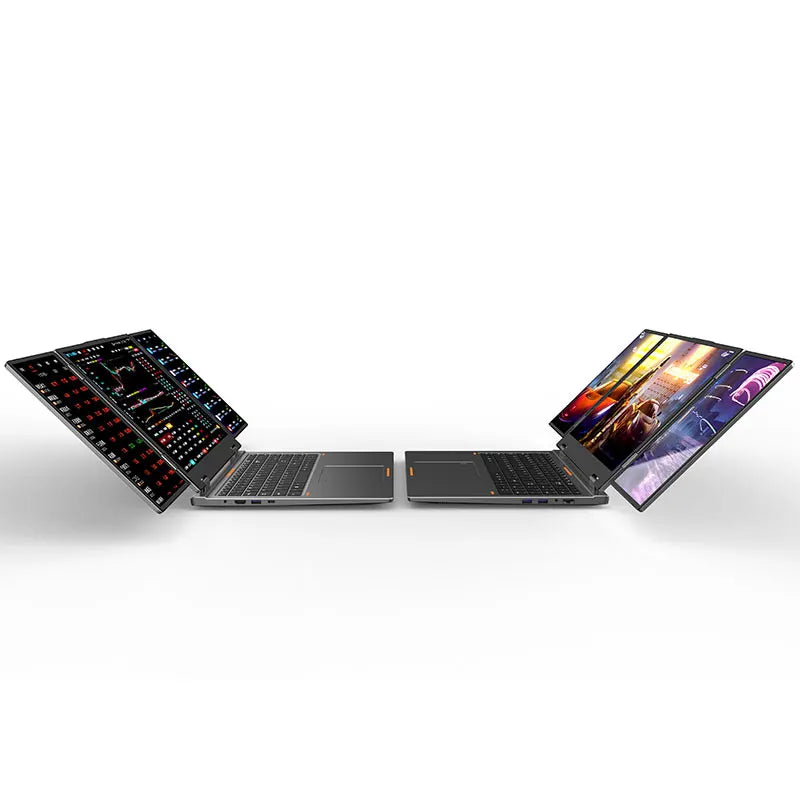 Factory Wholesale Gaming Laptop Intel I5 12Th Gen Portable 16 Inch Dual 10.5 Inch Three Screen Business Laptop Bt 5.2 Win11 Pro