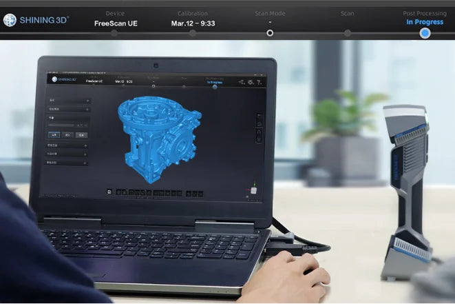 High-end 3d Laser Scanner UE Pro Laser Handheld 3d Scanner Cars and Moto Discs Scanning Freescan UE