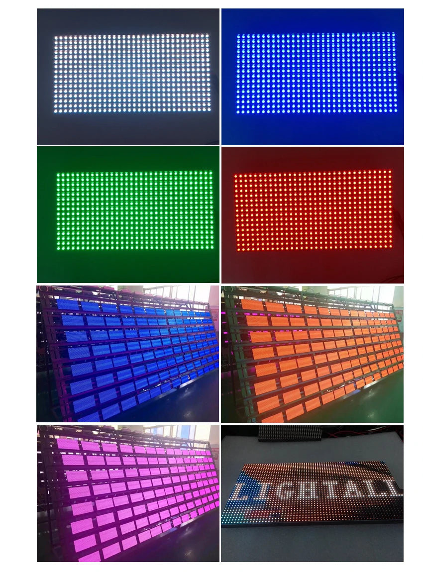 Outdoor LED Screen P10 Full Color 640*640mm Waterproof IP65 64*64 Pixels SMD RGB LED Display Panel Big Billboard