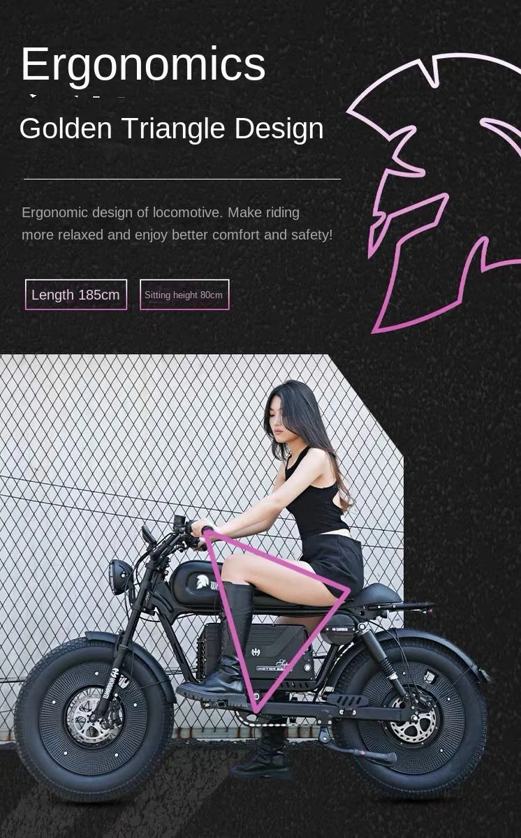 2025 Fatebike Ebike Reservation Remote Power off City Electric Bicycle Wide Fat Tire Electric Bike Outdoor Commuting E Bike