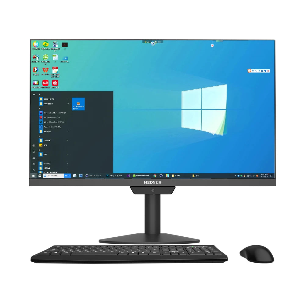 Hot Selling Gaming Desktop Computer 24 27 32 Inch Monoblock Curved Monitor Computadora All in One Pc Aio Gaming Pc