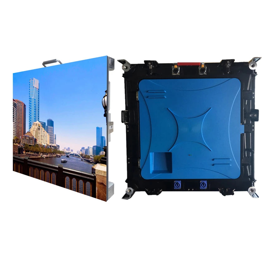 High Brightness 640x640mm 128x128 Pixel P5 Outdoor RGB LED Display Panel Die Casting Aluminium Cabinet Rental