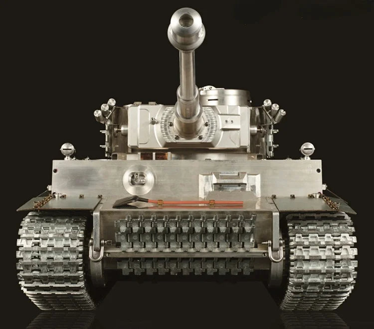 Full Metal Large Tank German Tiger Electric Remote Control Aluminum Alloy Model 2.4G Remote Control M1A2 Chariot