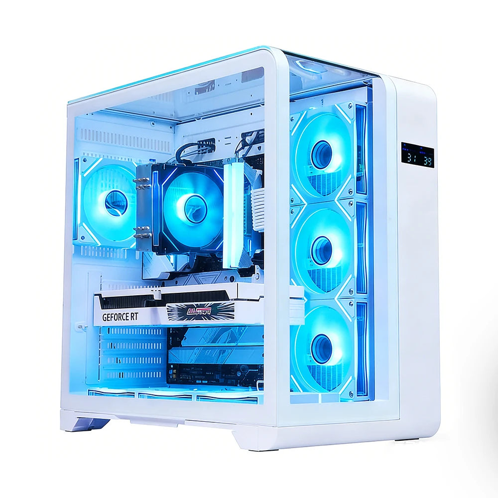Desktop Computer I5 12400f 16gb 1tb Ssd Rtx3050 Core Win-11 Pc Desktop Computer Office and Household Use Gaming