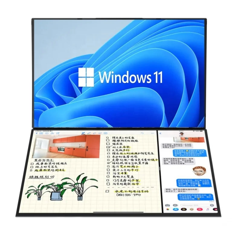 16 Inch Big Screen Touch Dual Screen Notebook Intel Core I7-1260p 8GB RAM 128GB 256GB 512GB 1TB SSD Win 10 Gaming PC Laptop