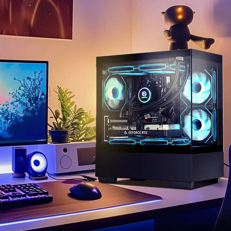 Ready-to-Ship R5 5600/RX6750GRE Gaming Desktop Computer 2K High Performance AMD Gaming Computer Tower with DDR4 RAM