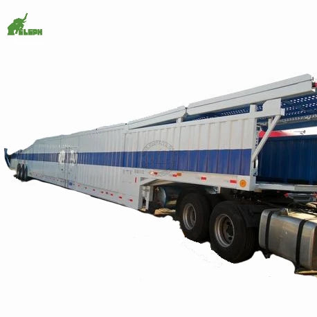 Long Distance Enclosed Vehicle Car Carrier Transport Semi Trailer for SUV/luxury/race Car Transporting