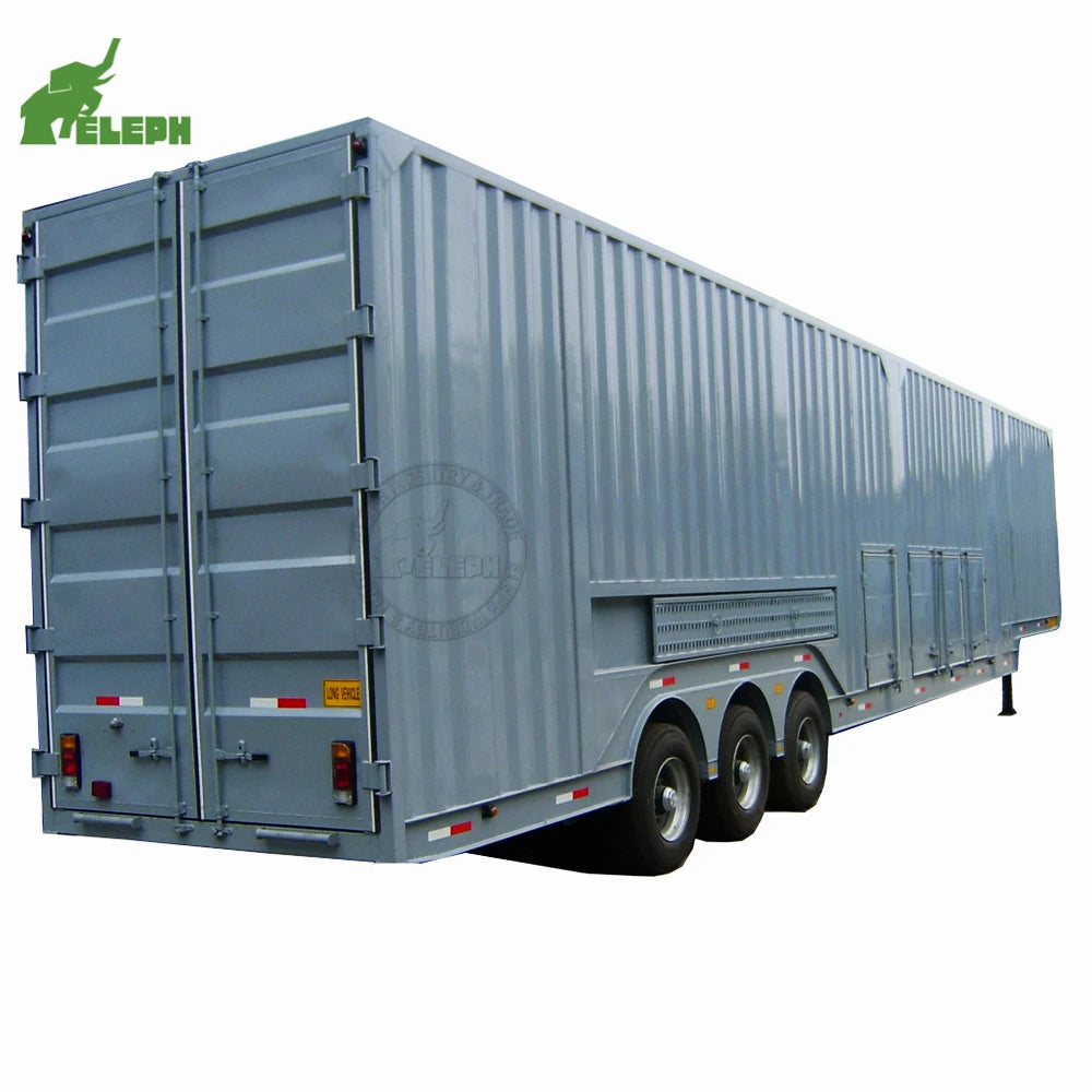 Long Distance Enclosed Vehicle Car Carrier Transport Semi Trailer for SUV/luxury/race Car Transporting