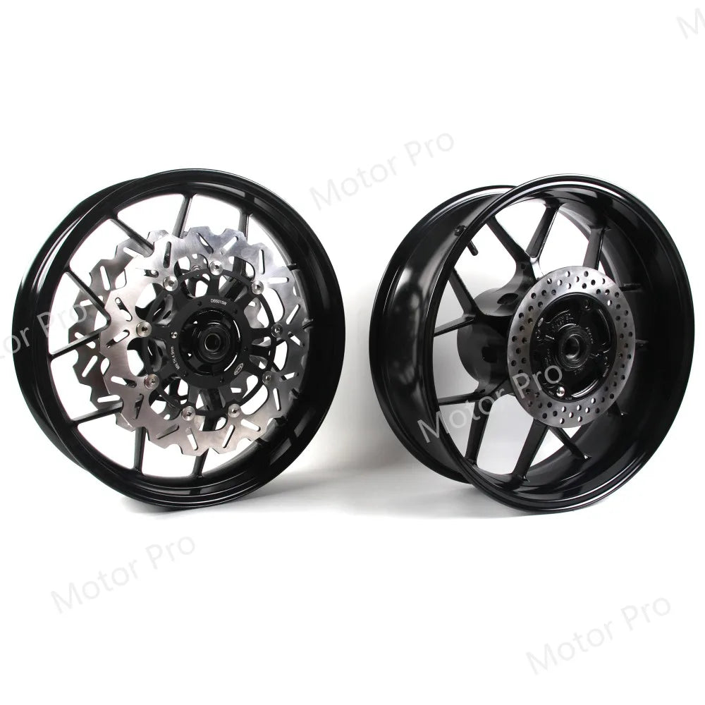 For Honda CBR600RR 2007 - 2017 Front Rear Wheel Rim Set Brake Disc Rotor CBR 600 RR 2008 2009 2010 2011 2012 2013 2014 2015 2016