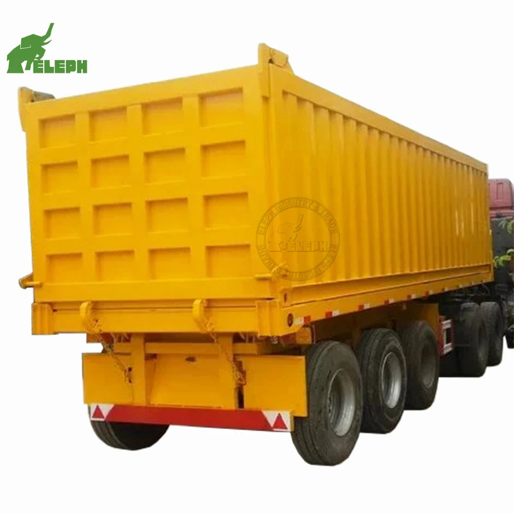 Low Price Dump Car Scissor Lift Rear Dumper 3 Axles Rc Mining Dump Truck Trailer for Sale