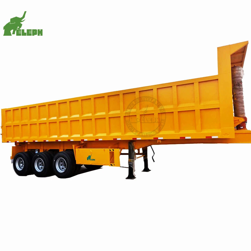 Low Price Dump Car Scissor Lift Rear Dumper 3 Axles Rc Mining Dump Truck Trailer for Sale