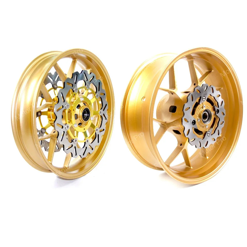 For Honda CBR600RR 2007 - 2017 Front Rear Wheel Rim Set Brake Disc Rotor CBR 600 RR 2008 2009 2010 2011 2012 2013 2014 2015 2016