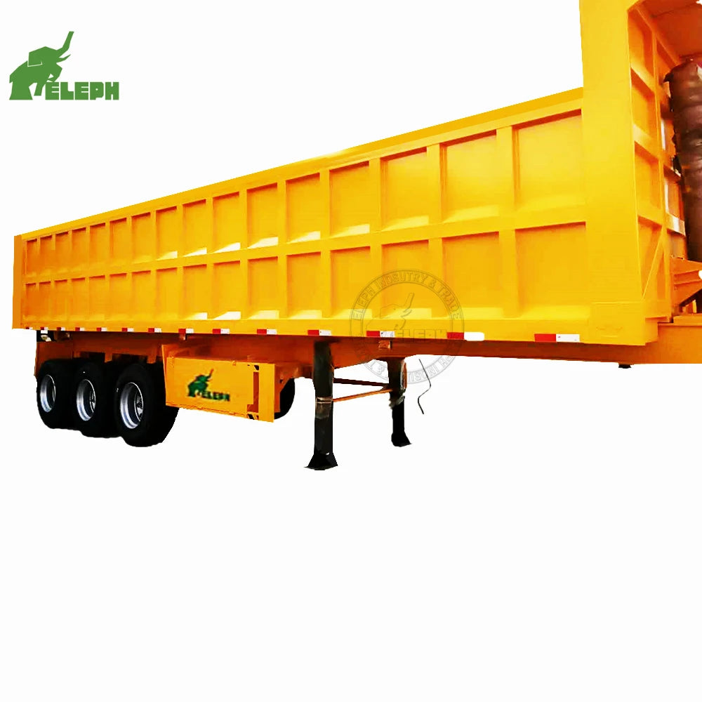 Low Price Dump Car Scissor Lift Rear Dumper 3 Axles Rc Mining Dump Truck Trailer for Sale